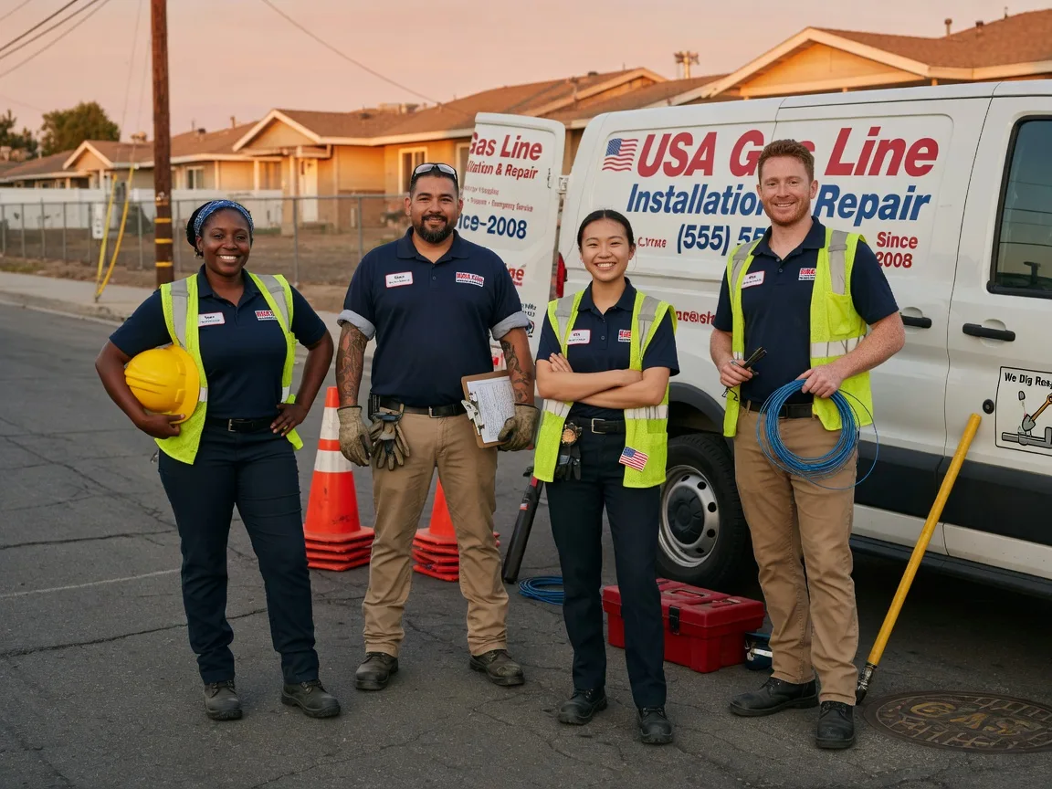Gas Line Installation company in Donahue, IA